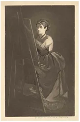 No Cavalete – Retrato da Artista Jeanne Gonzalès