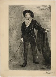 Faure no papel de Hamlet