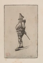 Punchinello, depois de Meissonier, 1876.