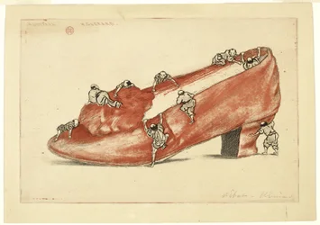 O assalto do sapato, 1888