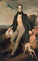 Retrato de Alphonse de Lamartine