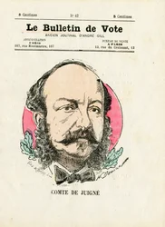 Votação 2ª série, Satirical in Colours: De Juigne Comte - Ilustração de Henri Demare (1846-1888)
