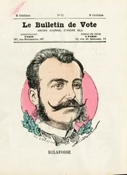 Votação 2ª série, Satirique en Colours: Delafosse - Ilustração de Henri Demare (1846-1888)