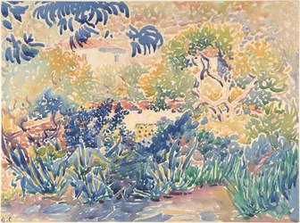 O Jardim do Artista em Saint-Clair, 1904-5.