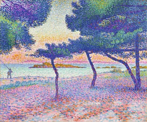 A praia de Saint-Clair, 1896.