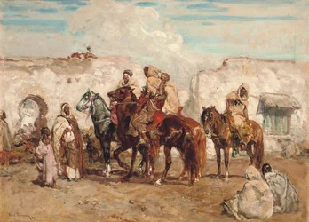 Inteligência: Arab Village Street; Informações: rua da vila árabe