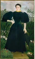 Retrato de Mme M. (óleo sobre tela)