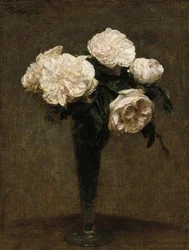 Rosas num vaso