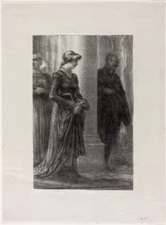 Os Mestres Cantores de Nuremberg, Ato I: Walther e Eva se encontram