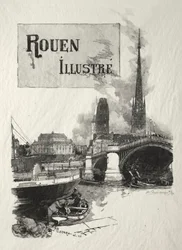 Frontispício de Rouen ilustrado