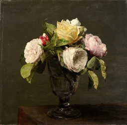 Rosas em um cálice, 1873.