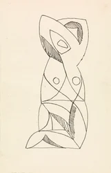 Figura Feminina de Ajoelhamento