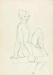 Figura Feminina Sentada