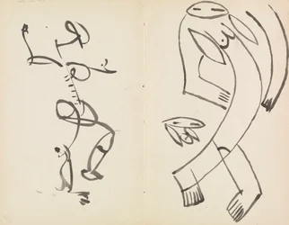 Estudos de Duas Figuras Dançantes