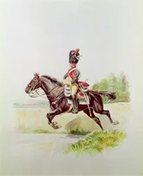 Soldado da Guarda Imperial a Cavalo, 1898