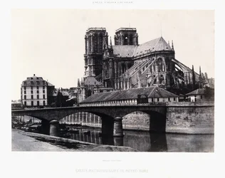 Igreja de Notre-Dame, século XII, c.1852 (impressão de sal)