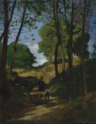 Abeto em Les Trembleaux, perto de Marlotte Sapins aux Trembleaux em Marlotte, 1854.