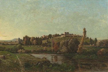 Paisagem em Auvergne, 1870.