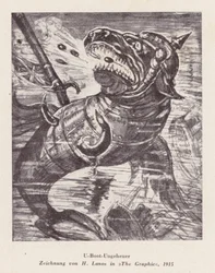 Monstro submarino (litografia)