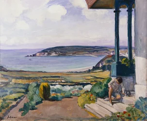 O jardim na baía de Morgat; O jardim na baía de Morgat, 1924