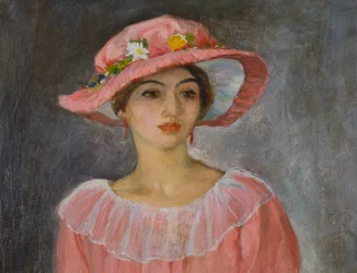 O chapéu-de-rosa