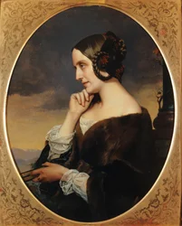 Francês: Portrait de Marie de Flavigny, comtesse d
