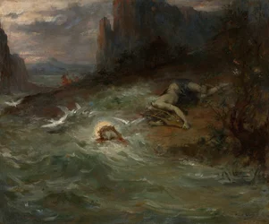 A morte de Orfeu, c. 1870