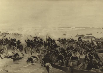 Batalha de Aboukir, 1801 (gravura)