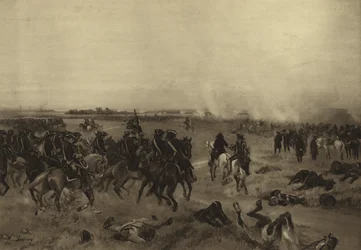 Batalha de Malplaquet, 1709 (gravura)