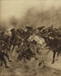 Batalha de Marston Moor, 1644 (gravura)