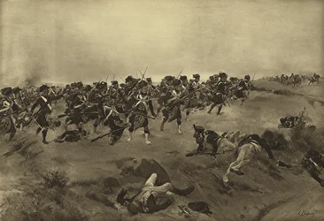 Batalha de Quatre Bras, 1815 (gravura)