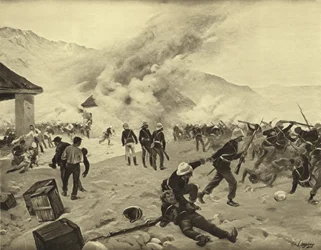 Defesa da Deriva de Rorke, 1879 (gravura)