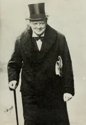 Retrato de Winston Churchill (foto)