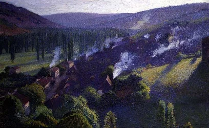 O Vale (óleo sobre tela)