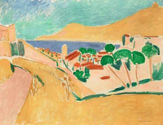 Collioure em agosto, c.1911 (óleo sobre tela)