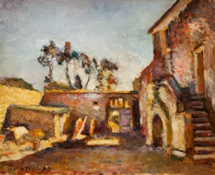 Pátio do moinho de Ajaccio