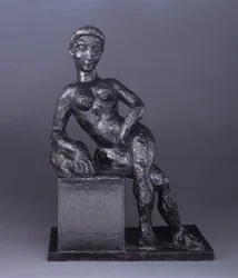 Figura decorativa, agosto de 1908, fundido em 1954 (bronze)