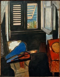 Interior com violino