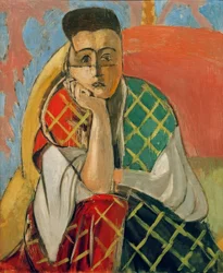 Mademoiselle H.D. Mulher com um véu
