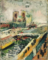 Notre-Dame, c.1900 (óleo sobre tela)
