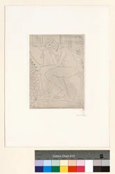 Nu sentado e retrato de Madame Cézanne