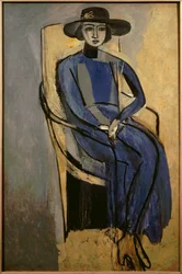 Retrato de Greta Prozor 1916 (óleo sobre tela)