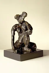 Mulher sentada (bronze)