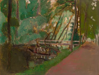 Sous-bois, c. 1902-1903 (óleo sobre papel assente sobre painel)