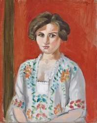 A Blusa Búlgara, c.1920 (óleo sobre tela)