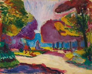 Os Jardins do Luxemburgo, Paris, c. 1902 (óleo sobre tela)