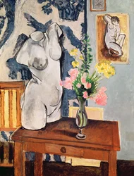 O torso de gesso
