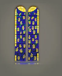 Vitral da Árvore da Vida, Capela do Rosário, Vence