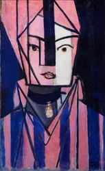 Cabeça branca e cor-de-rosa, outono de 1914 (óleo sobre tela)