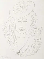 Mulher com chapéu